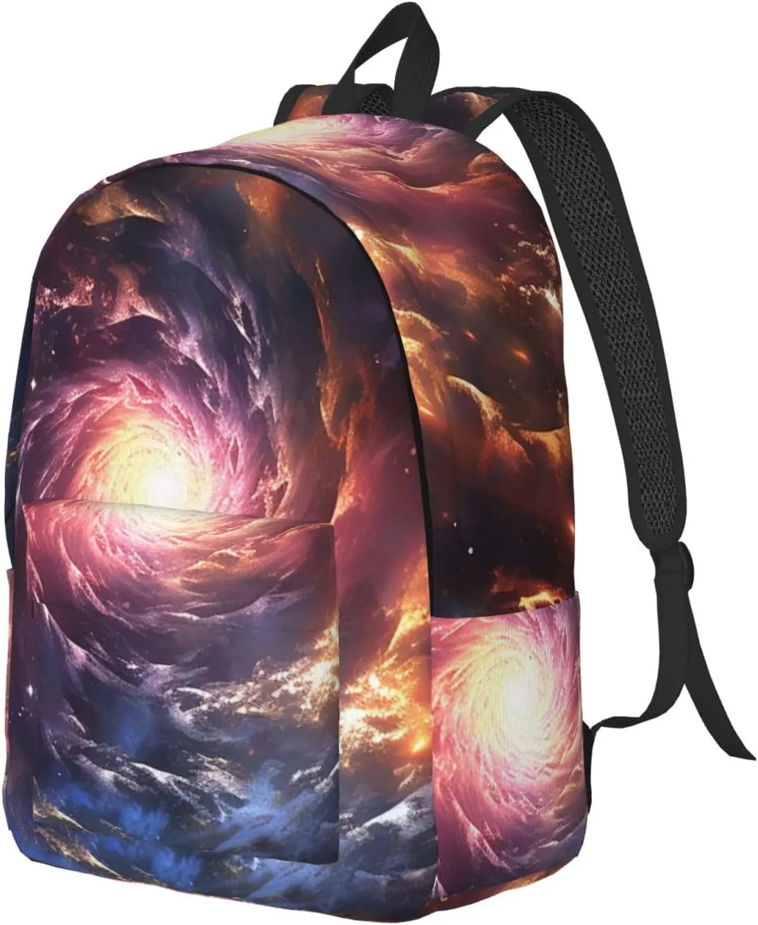 Backpack for Men Women 15.7-17.7 Inch Laptop Backpack Cosmic Storm Daypack Laptop Bag for Travel