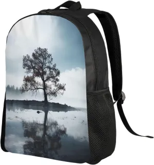 Backpack for Men Women 16.1 Inch Laptop Backpack Tree in the mist Daypack Laptop Bag for Travel
