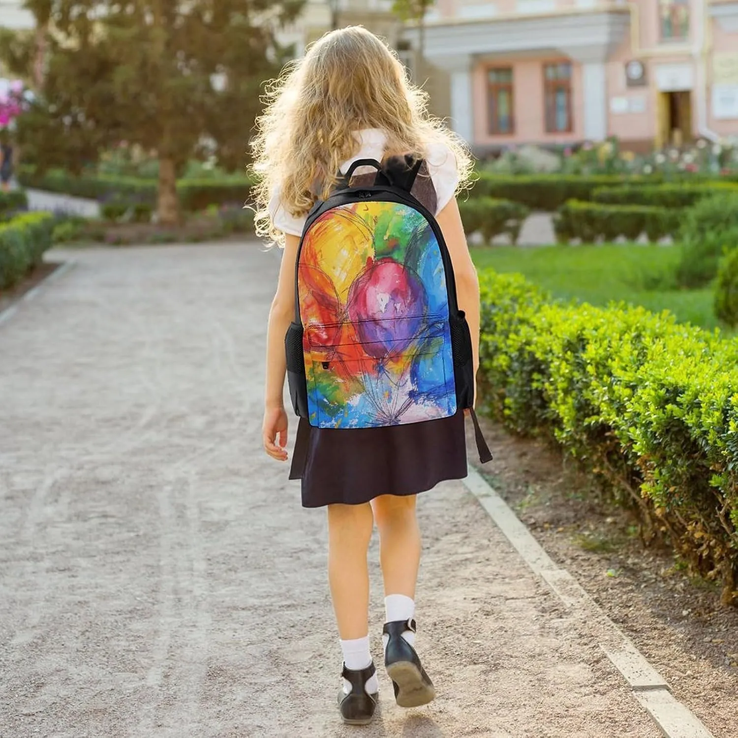 Backpack for Men Women Laptop Backpack Colorful Balloon Pictures Casual Daypack Laptop Bag for Travel