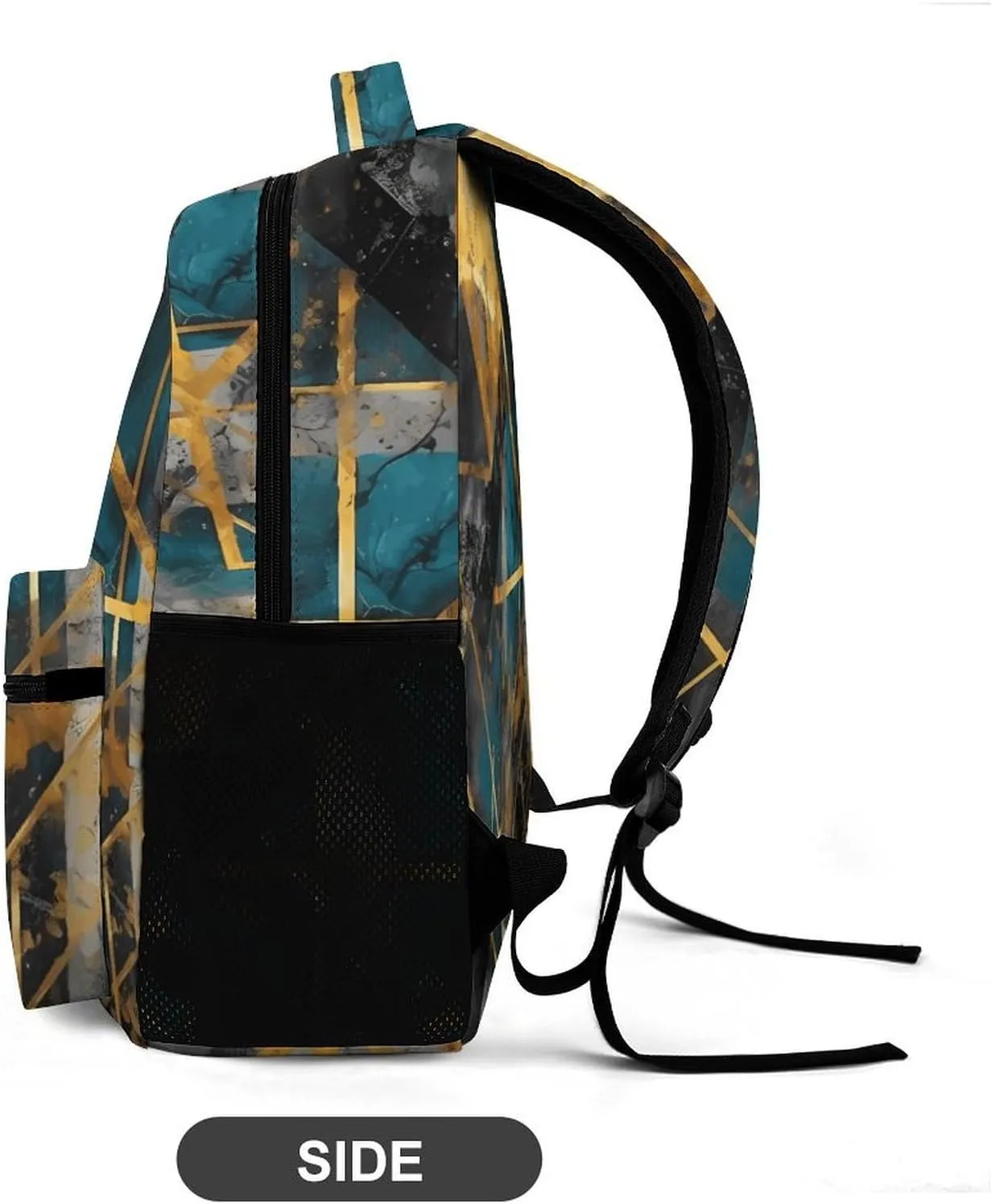 Backpack for Men Women Laptop Backpack Contemporary Art Pattern Casual Daypack Laptop Bag for Travel