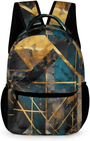 Backpack for Men Women Laptop Backpack Contemporary Art Pattern Casual Daypack Laptop Bag for Travel