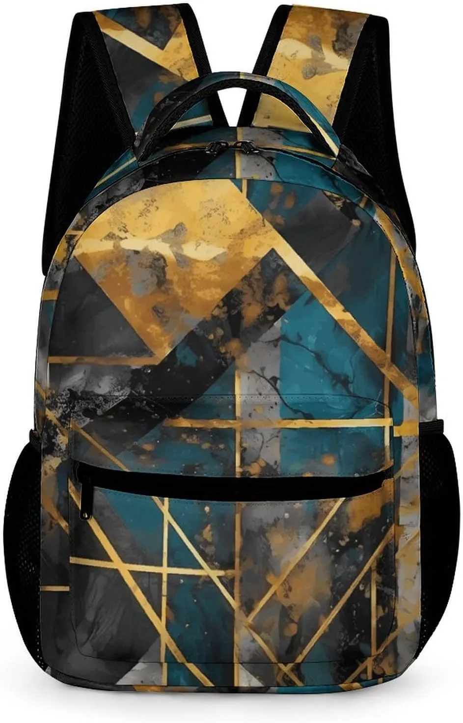 Backpack for Men Women Laptop Backpack Contemporary Art Pattern Casual Daypack Laptop Bag for Travel