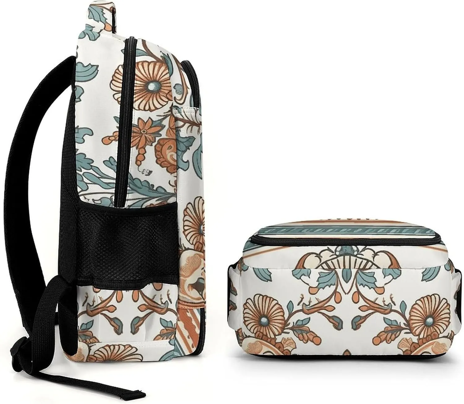 Backpack for Men Women Laptop Backpack Decorative Border Casual Daypack Laptop Bag for Travel