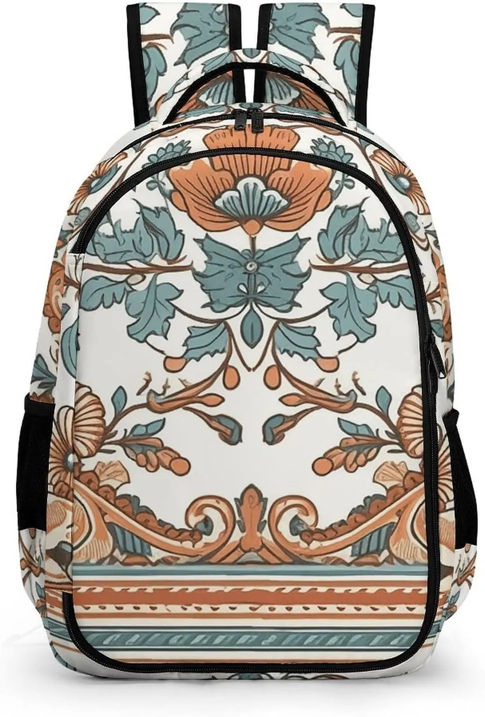 Backpack for Men Women Laptop Backpack Decorative Border Casual Daypack Laptop Bag for Travel