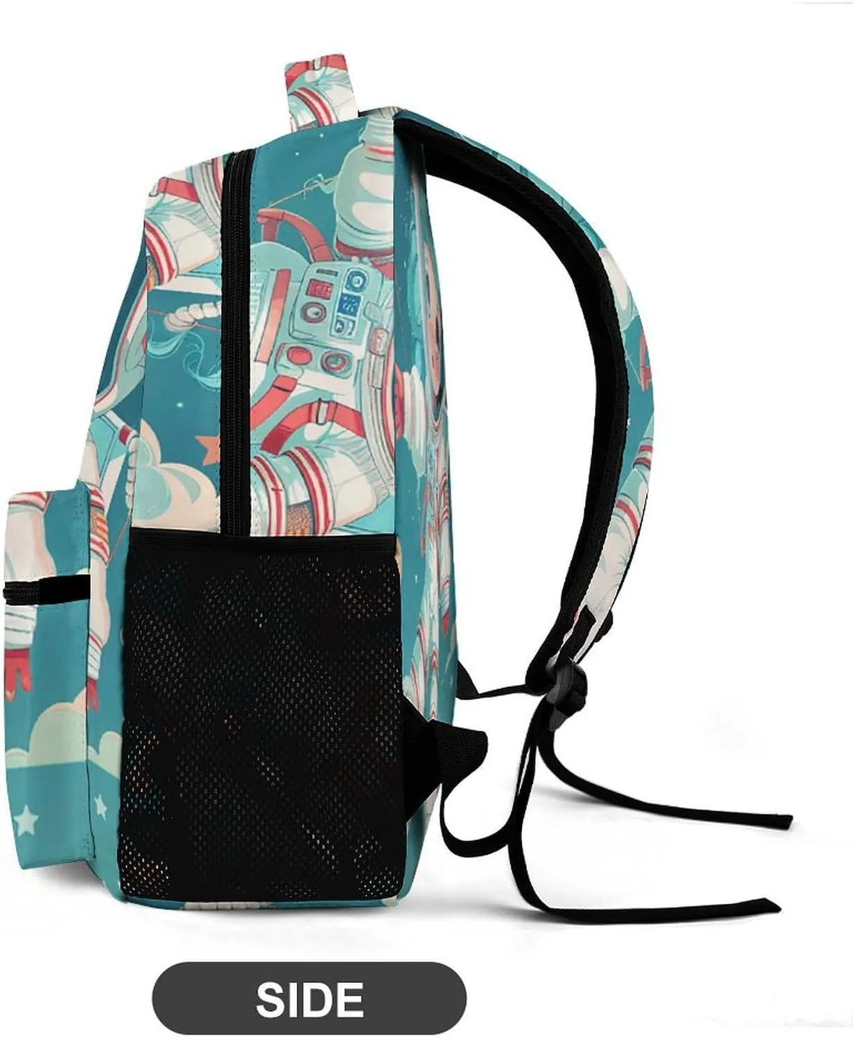 Backpack for Men Women Laptop Backpack Floating in Space Casual Daypack Laptop Bag for Travel