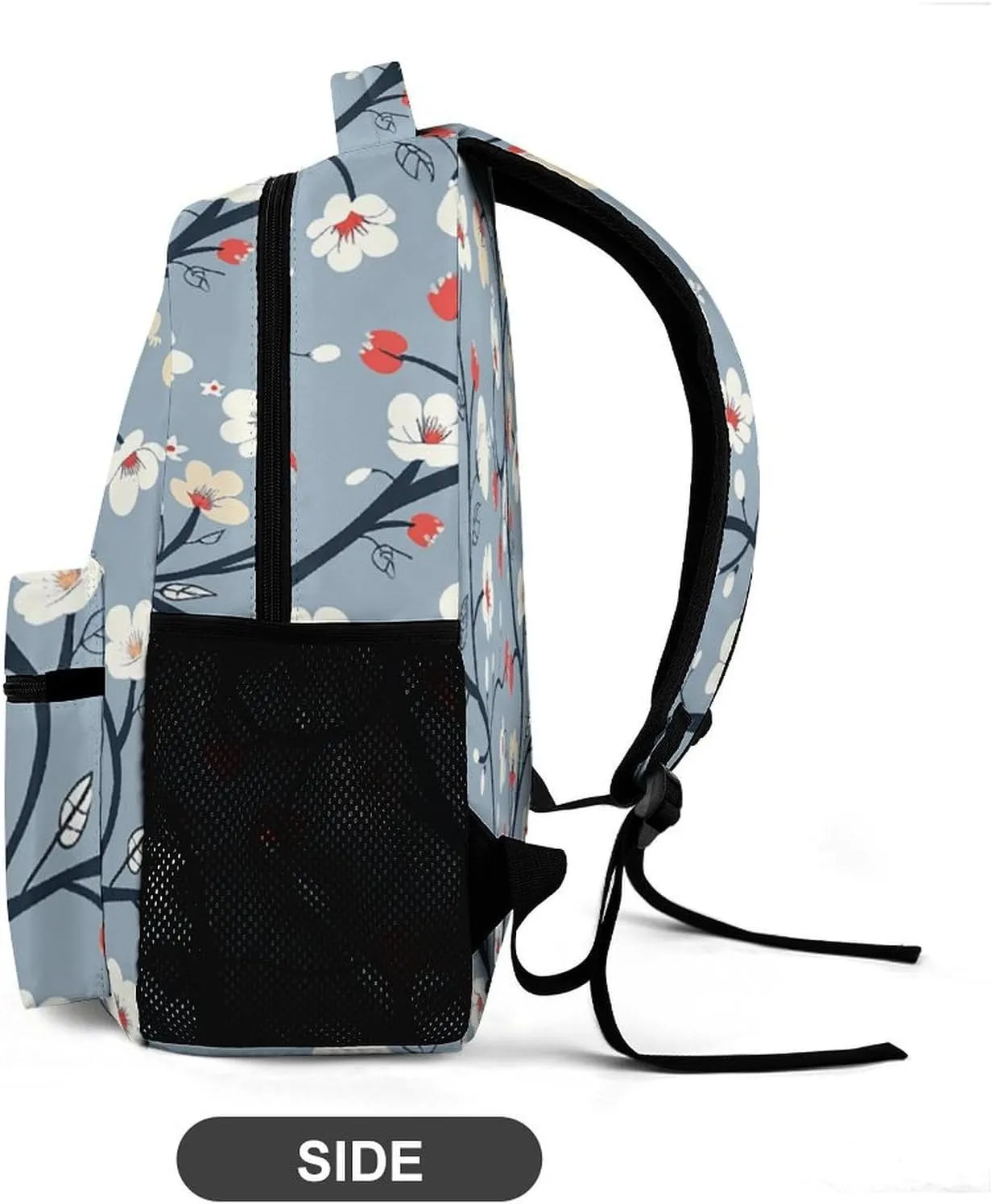 Backpack for Men Women Laptop Backpack Flowers on Branches Casual Daypack Laptop Bag for Travel