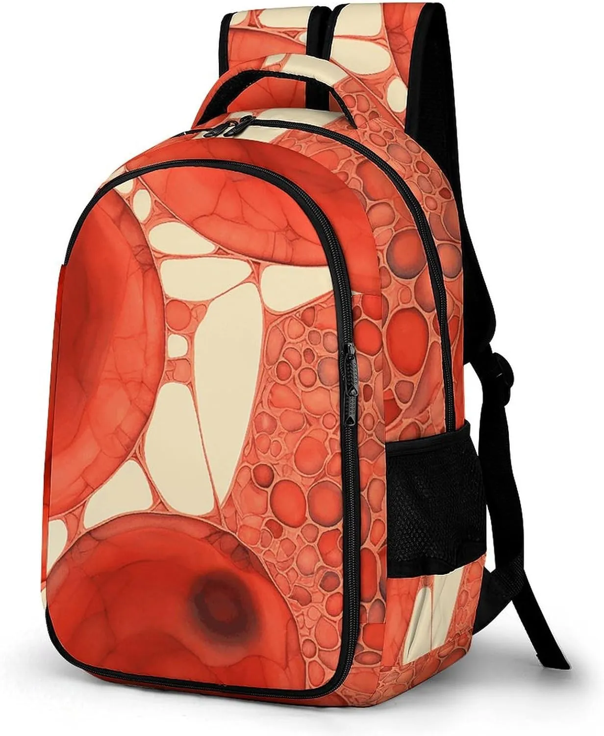 Backpack for Men Women Laptop Backpack Realistic Red Cells Casual Daypack Laptop Bag for Travel