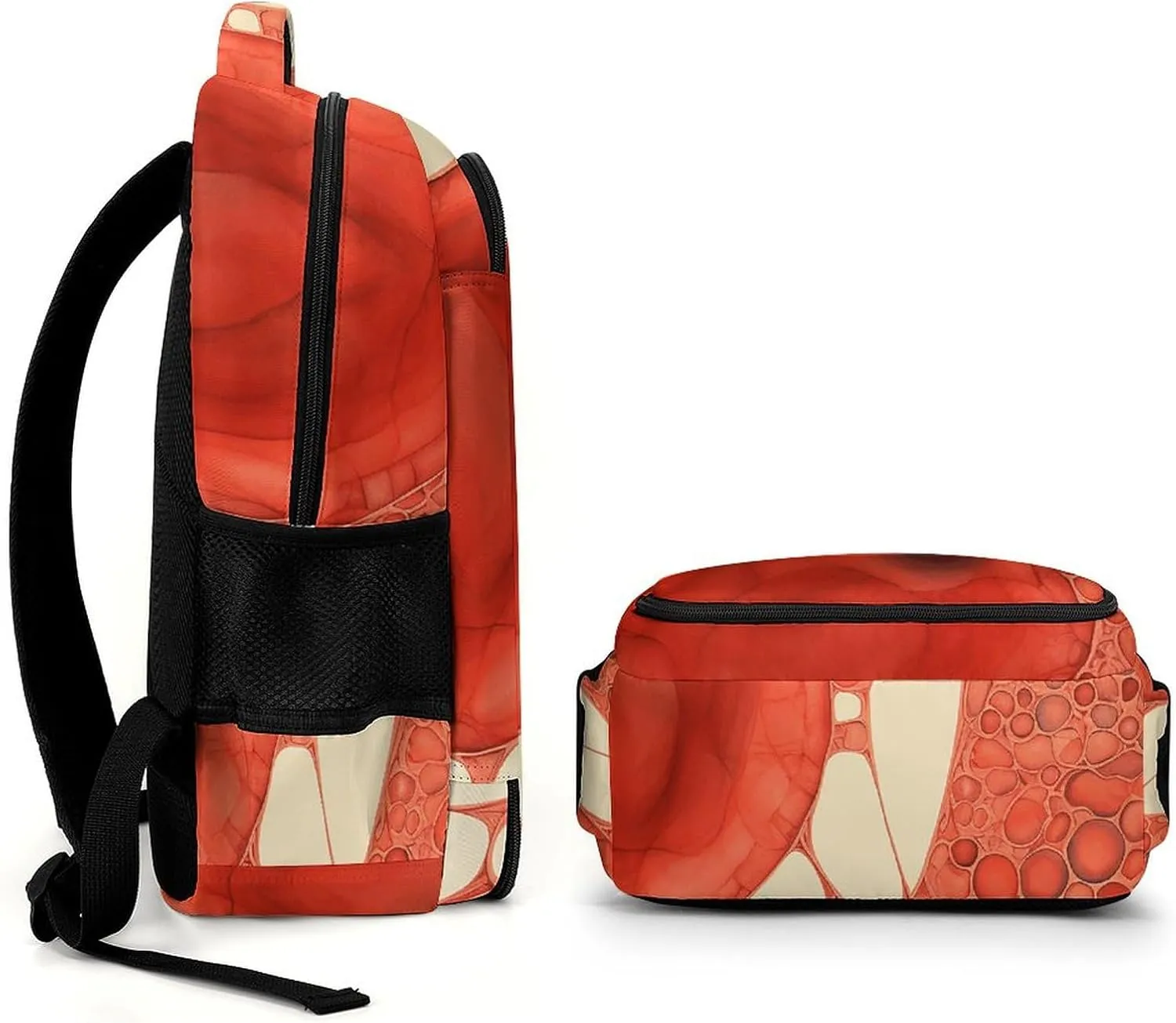 Backpack for Men Women Laptop Backpack Realistic Red Cells Casual Daypack Laptop Bag for Travel