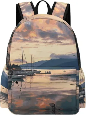 Backpack For Women Men Casual Travel Daypacks Evening in Vancouver Rucksuck For Work Cute Laptop Backpack