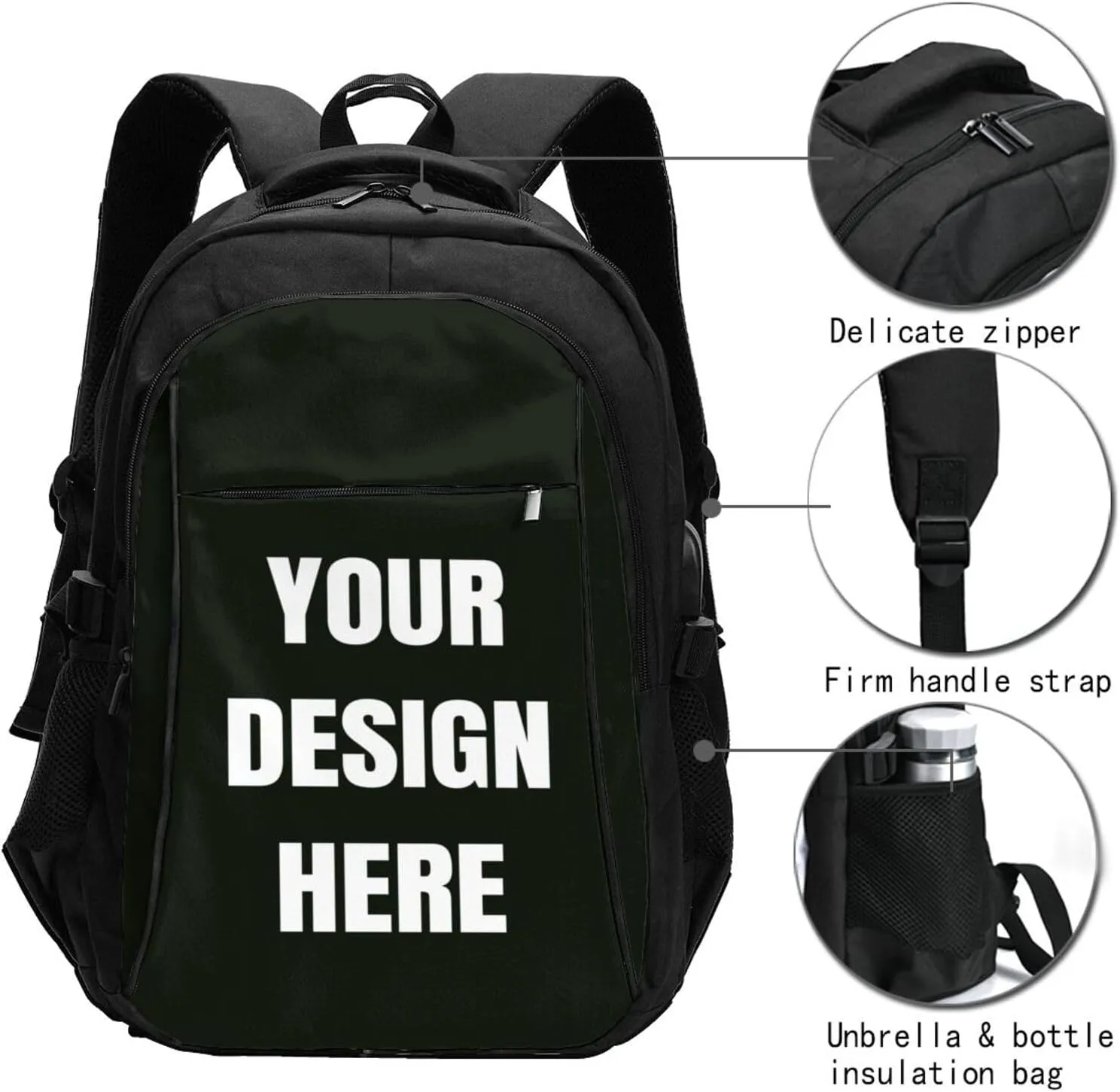 Backpack Large Personalized Backpack For Women Men Design Your Own Work Travel Laptop Bag To High Volume Casual Packet,Extra Large