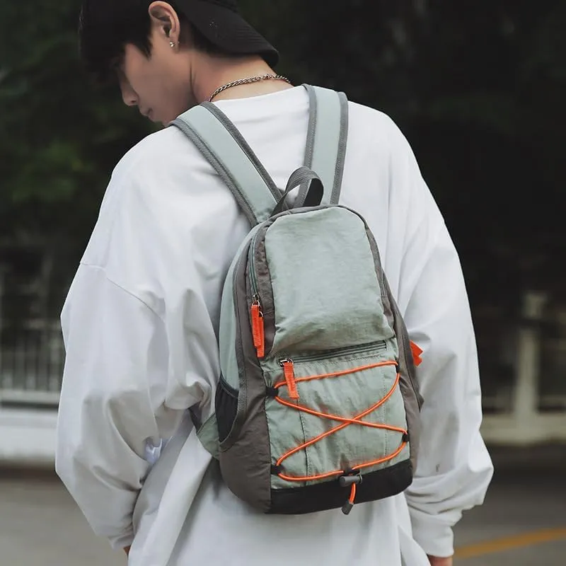 Backpack Outdoor Hiking Daypack Lightweight Travel Shoulder Pack Small Size Rucksack for Trekking Camping and Daily Use (Green)