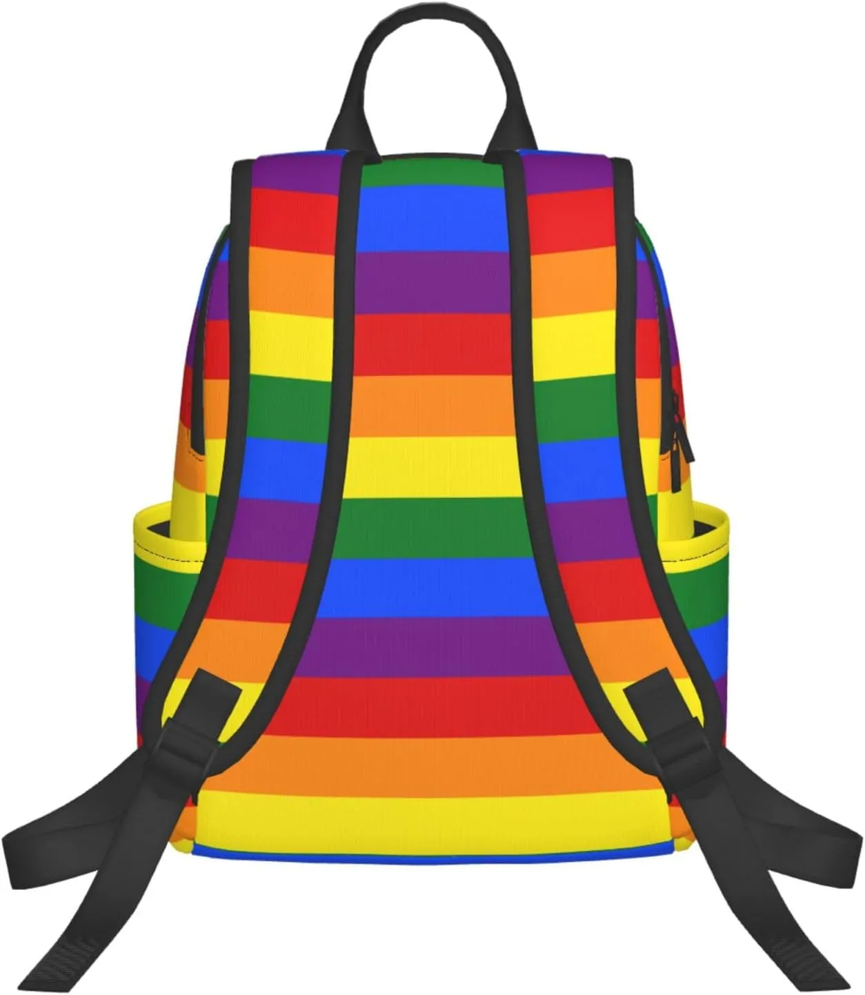 Backpack purse for women for Rainbow Lgbt Pride Flag Stripes rucksack anti-theft handbag travel bag
