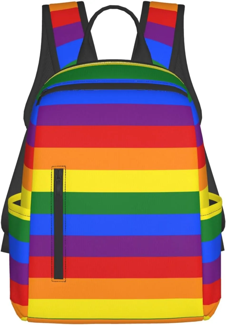 Backpack purse for women for Rainbow Lgbt Pride Flag Stripes rucksack anti-theft handbag travel bag