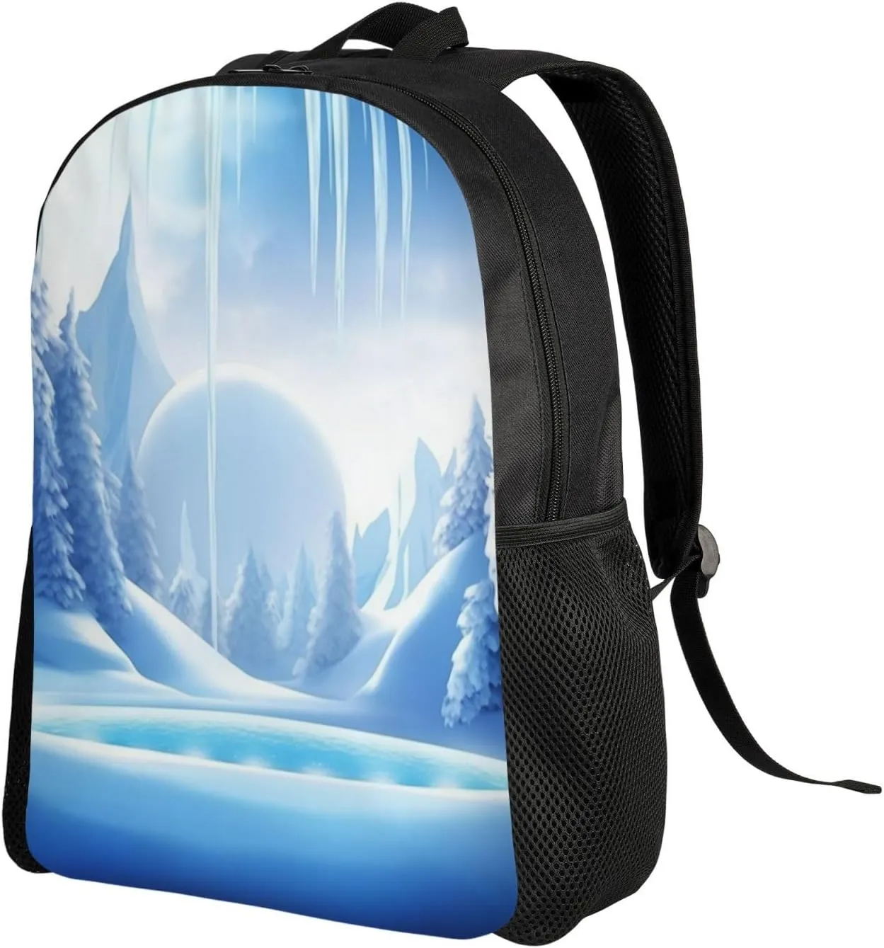 Backpack Travel Laptop Backpack For Men Women Lightweight Rucksack Snow Ice World Casual Daypack