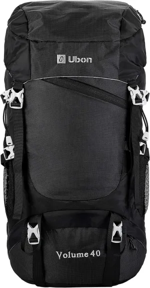 Backpack Unisex Black Hiking Lightweight Backpack 40L Waterproof Ultralight Foldable Money-saving Packable Daypack Outdoor Dependable Camping for Travel