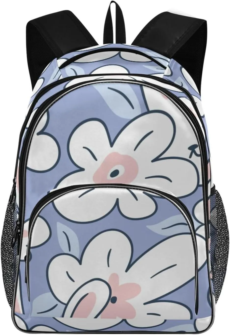 Backpacks 22L Three Layer Arc Book Bag Lightweight for Travel Camping Hiking Rucksack Daypack Kids & Adults White Bunny