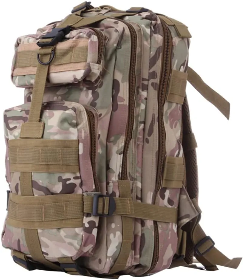 balacoo Camouflage Backpack Rucksack for Hiking Camping and Outdoor Activities Lightweight and Versatile Trekking Bag Multiple Compartments for Organized Storage