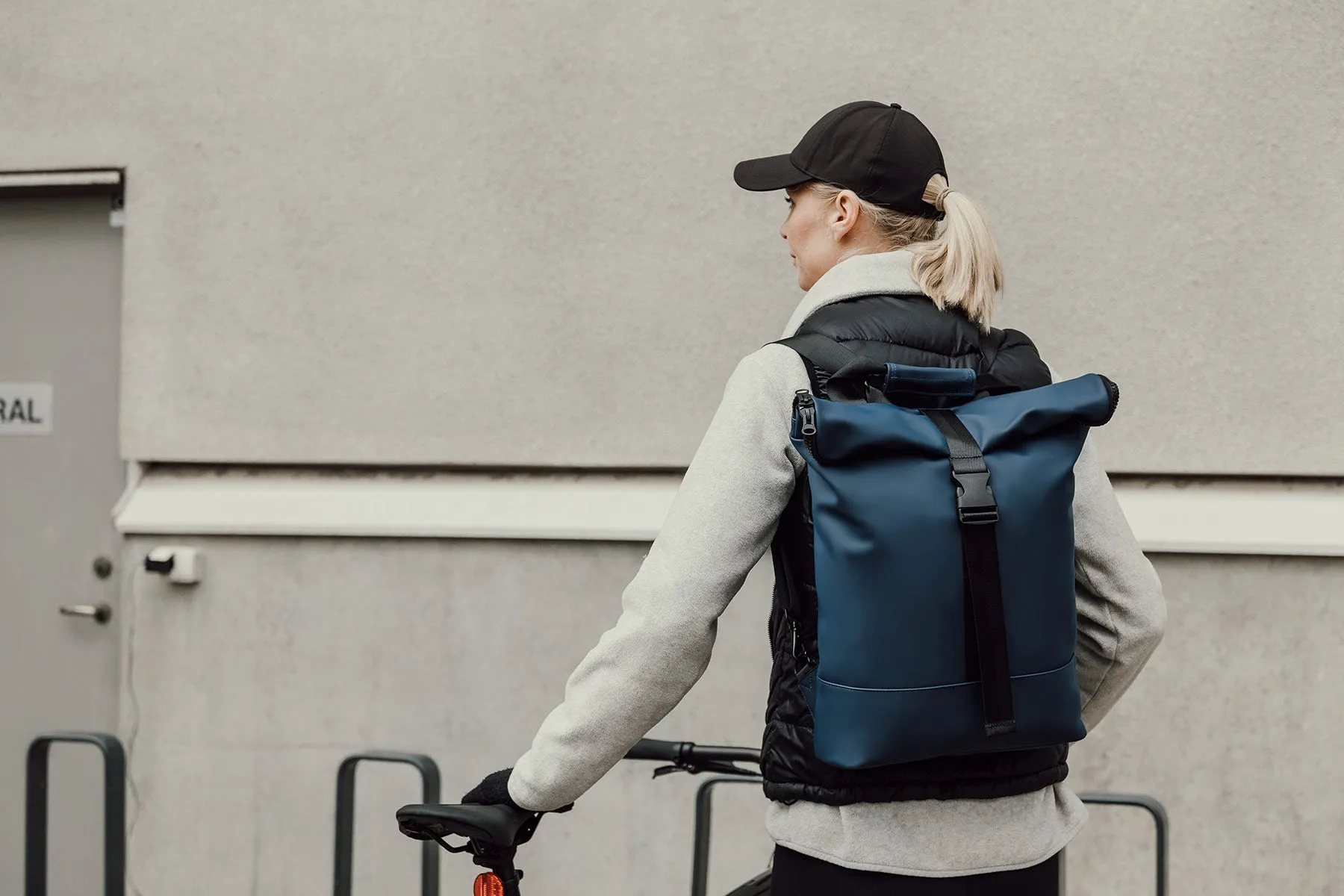 Baltimore bike bag- Navy