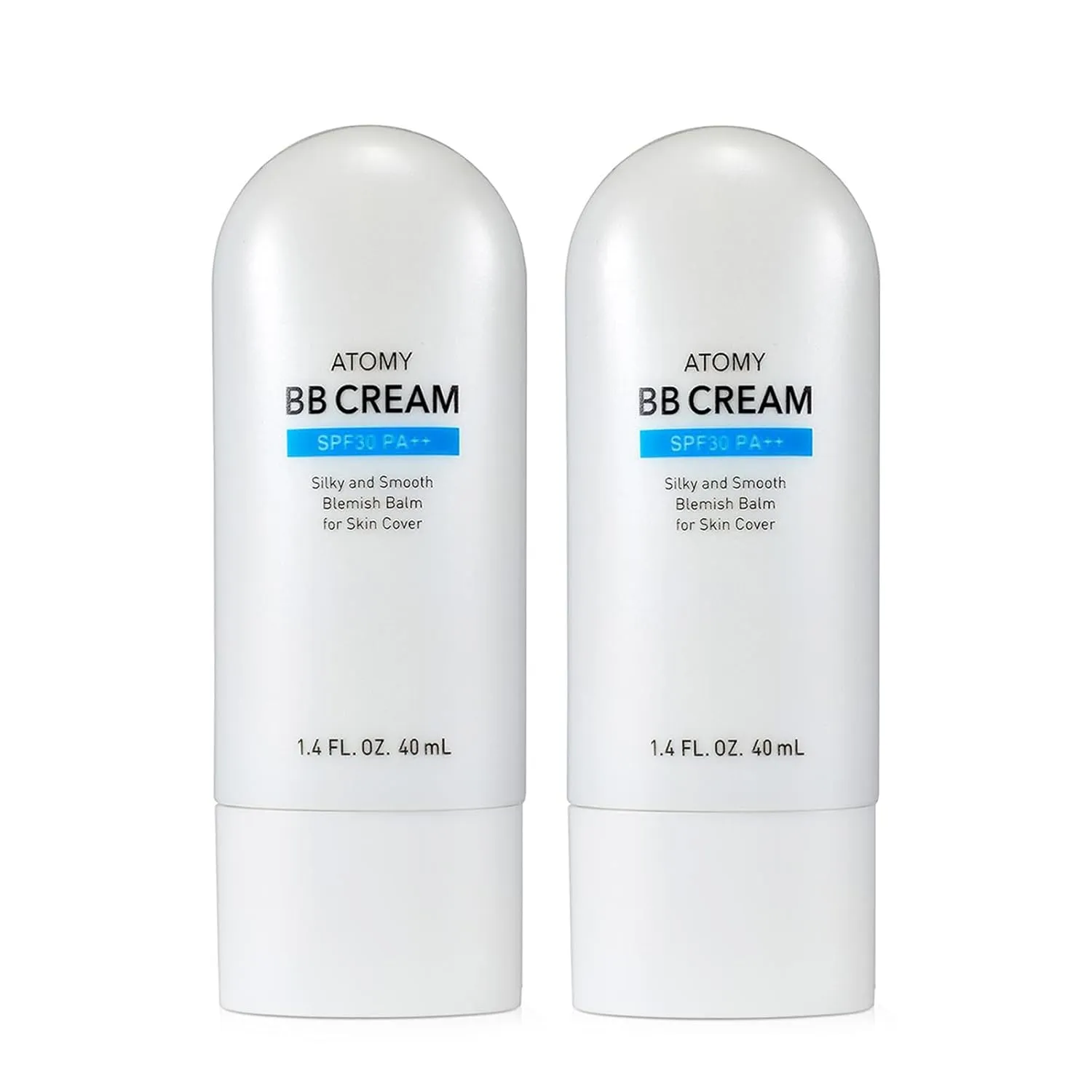 BB Cream with Skin Hydration - lightness, Moisturizing, Natural Finish, 40mlx2packs