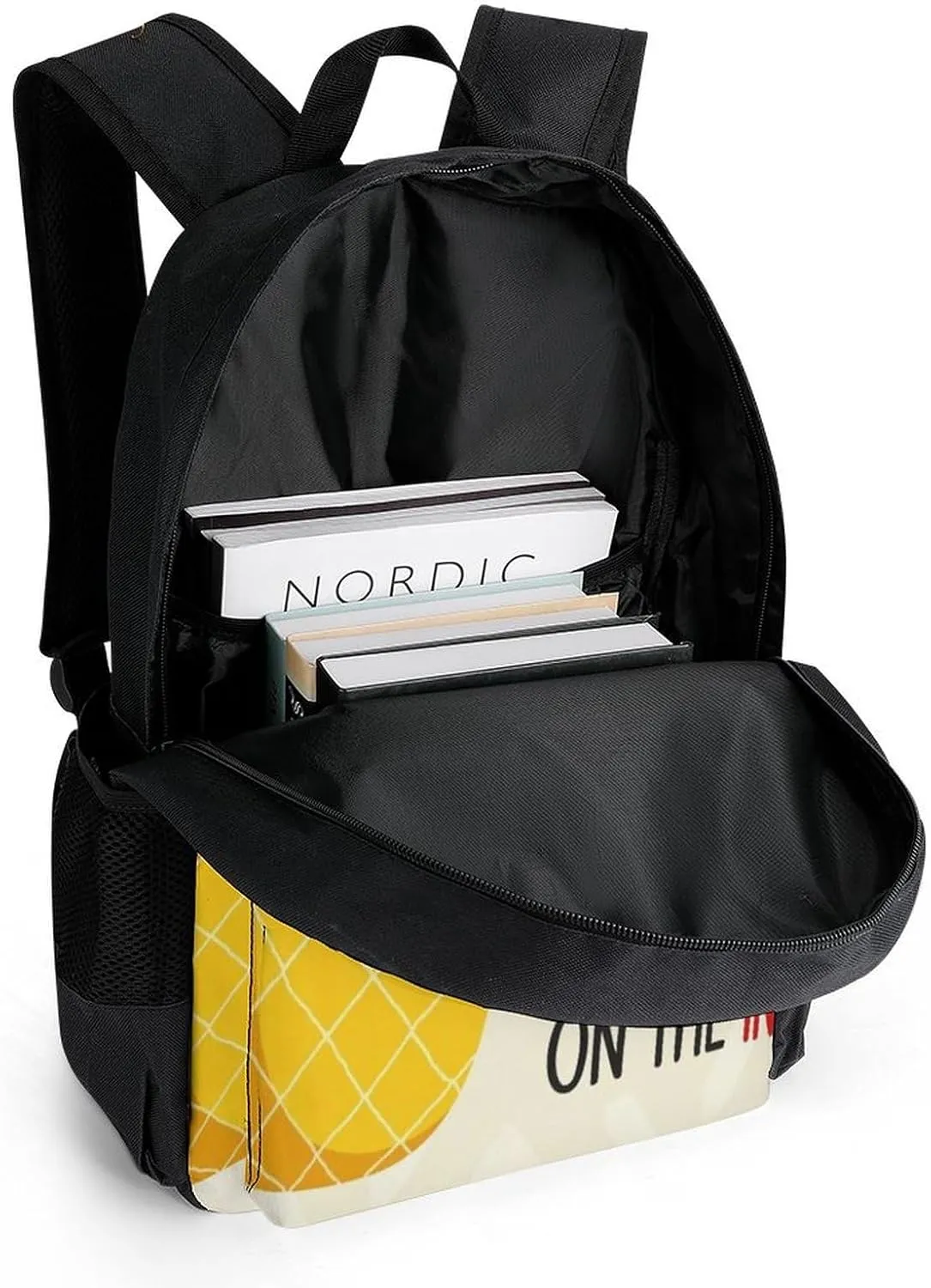 Be A Pineapple Rucksacks Lightweight Multipurpose Anti-Theft Shoulder Bag Big Capacity Laptop Book Bag Rucksack With Padded Straps