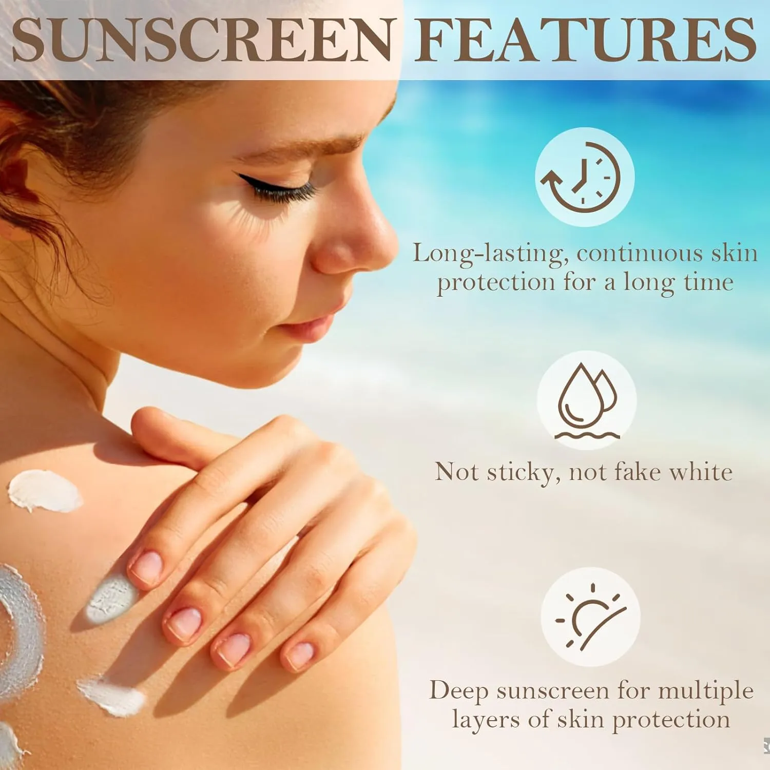 Beef Tallow Sunscreen, Sunscreen for Face, Natural Reef Safe Sunblock for Face Body, Non Greasy Clean Travel Sun Screen Sunblock for Sunmmer Outdoor Travel, 4 Packs