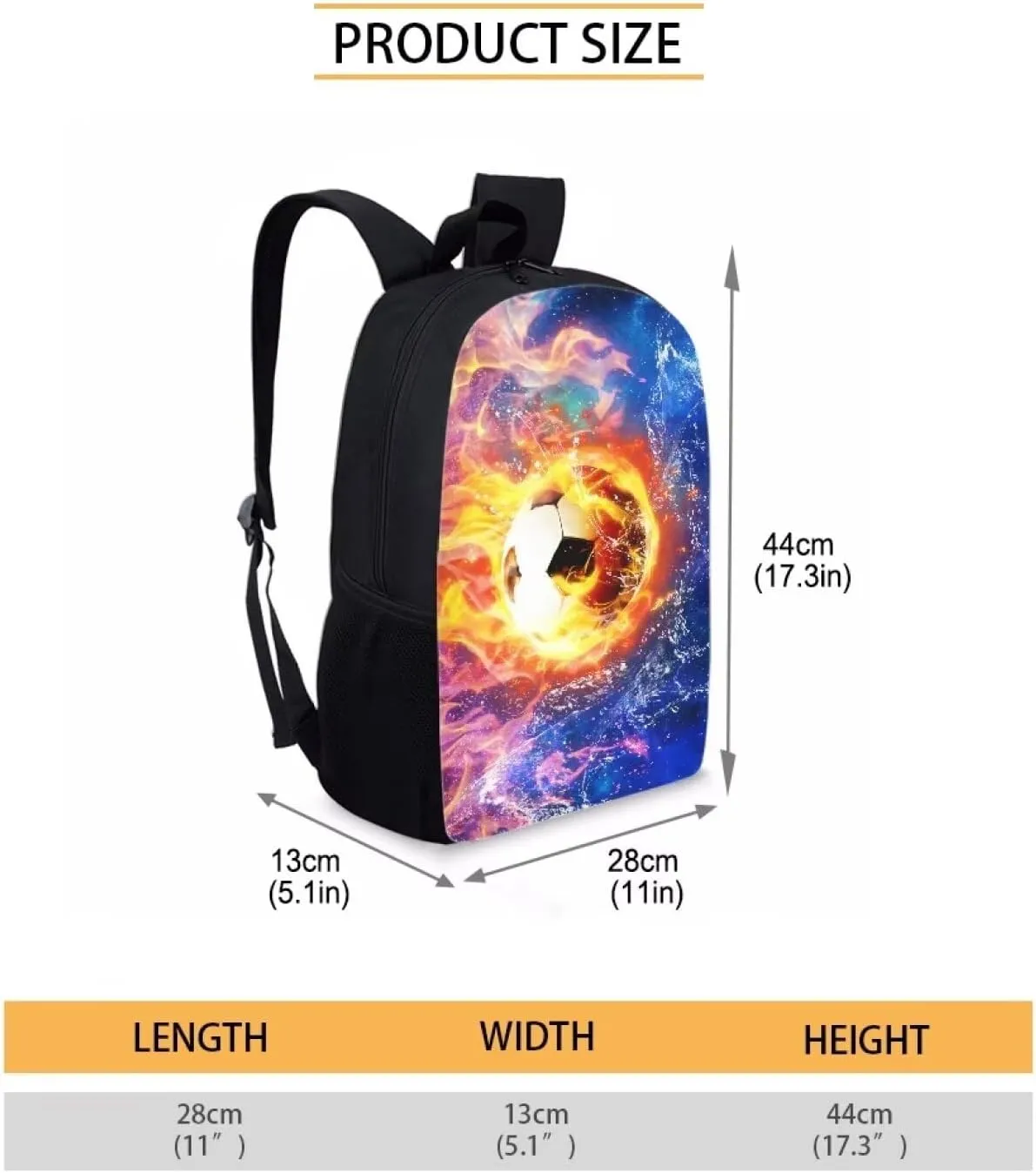 Belidome Kids School Backpack with Side Mesh Pockets Large Bookbag Daypack Shoulder Backpack