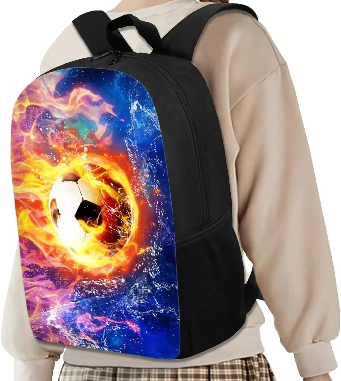 Belidome Kids School Backpack with Side Mesh Pockets Large Bookbag Daypack Shoulder Backpack