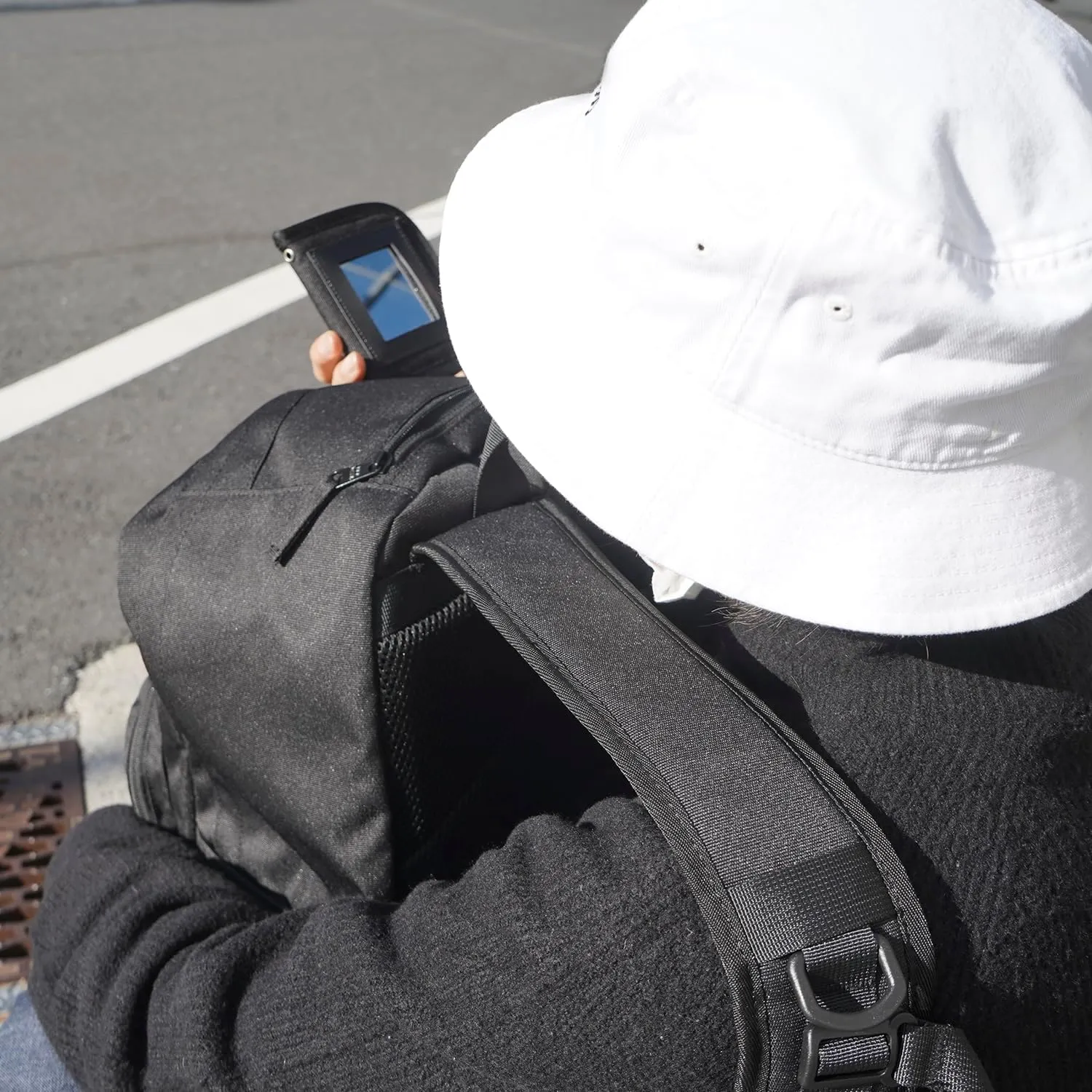 BEN DAVIS(ベンディビス) Casual Bag, BK/GRN, X-Large