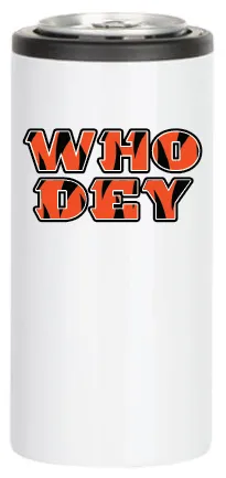 Bengals Insulated Skinny Can Cooler