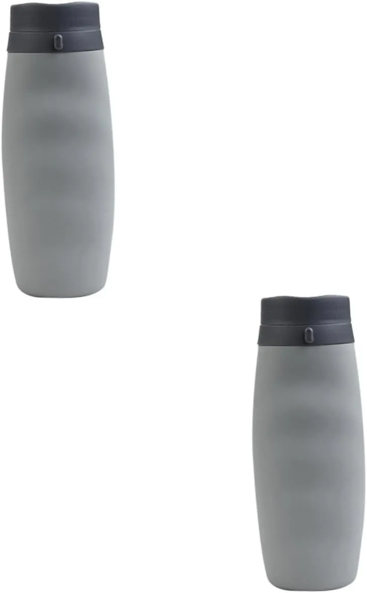 BESPORTBLE 2pcs Collapsible Water Jugs Silicone Sports Bottles Foldable Water Bottles for -clean