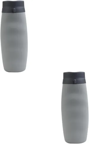 BESPORTBLE 2pcs Collapsible Water Jugs Silicone Sports Bottles Foldable Water Bottles for -clean