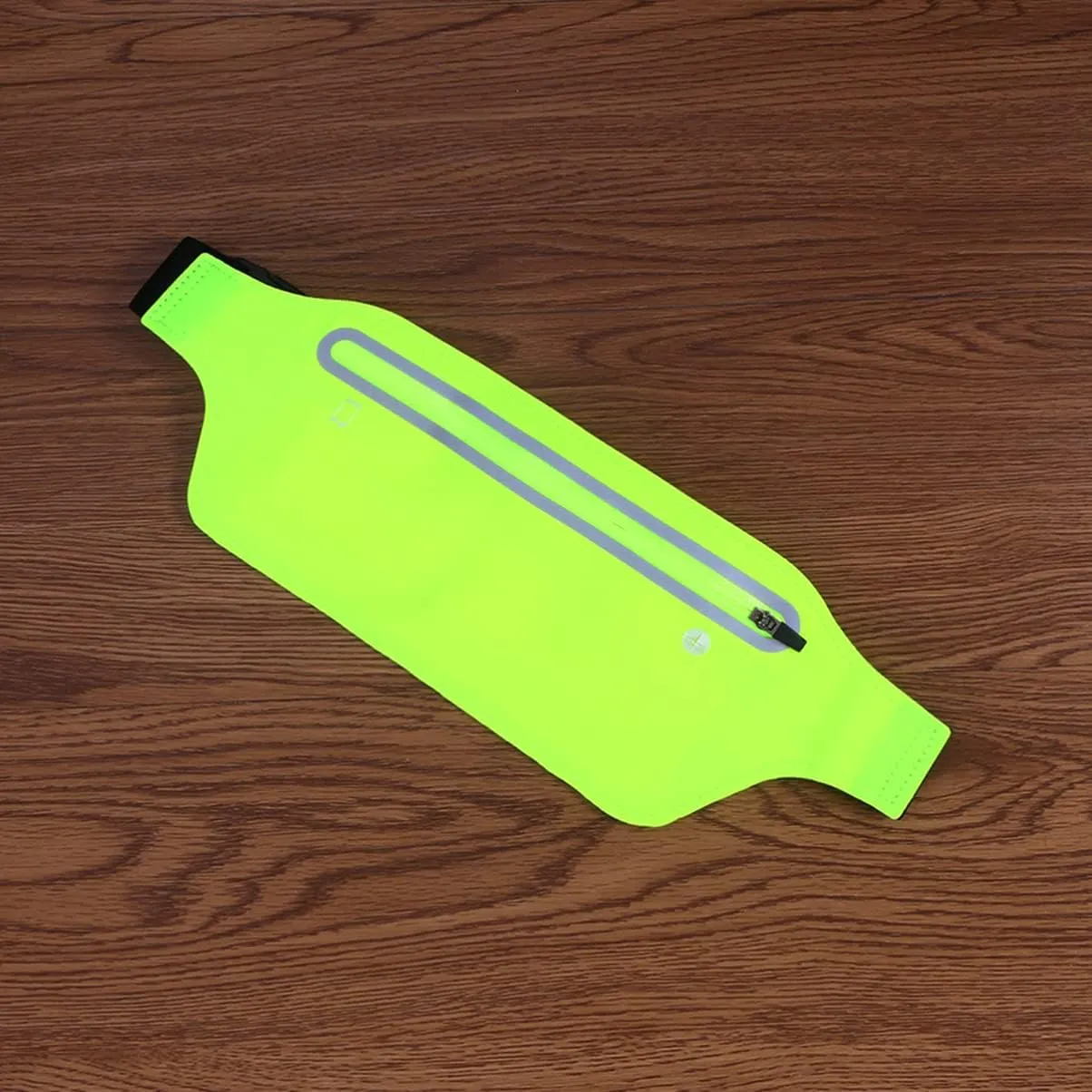 BESPORTBLE 3pcs Running Hydration Waist Pack Reflective Vest Belt for Walking Hiking Biking