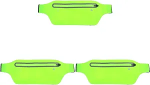 BESPORTBLE 3pcs Running Hydration Waist Pack Reflective Vest Belt for Walking Hiking Biking