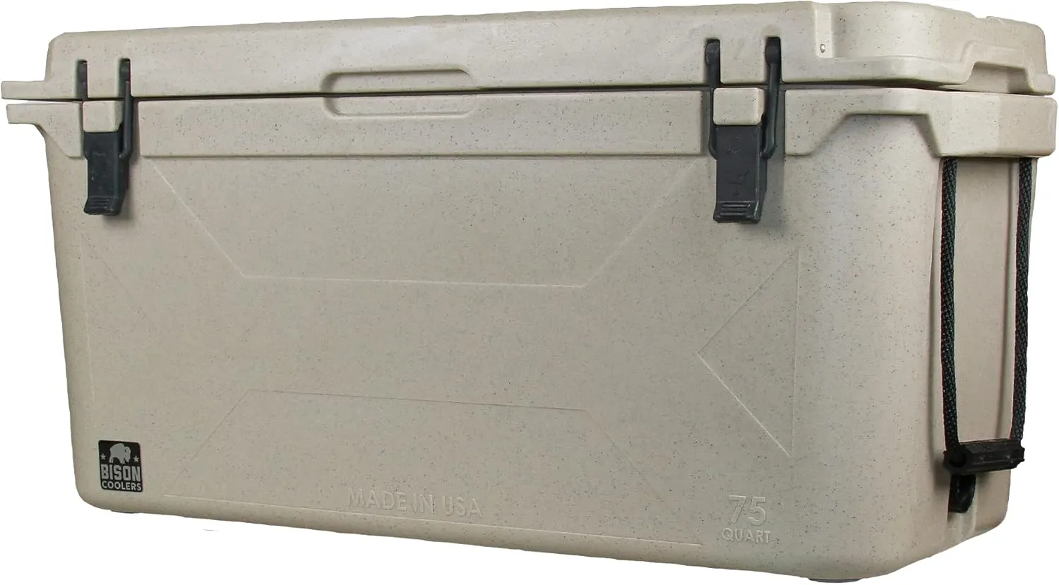 BISON COOLERS Rotomolded Cooler Extreme Engineered Durability with Hard Shell, Lid and Liner | Long Lasting Ice Chest with Double Insulated Walls | Made in The USA