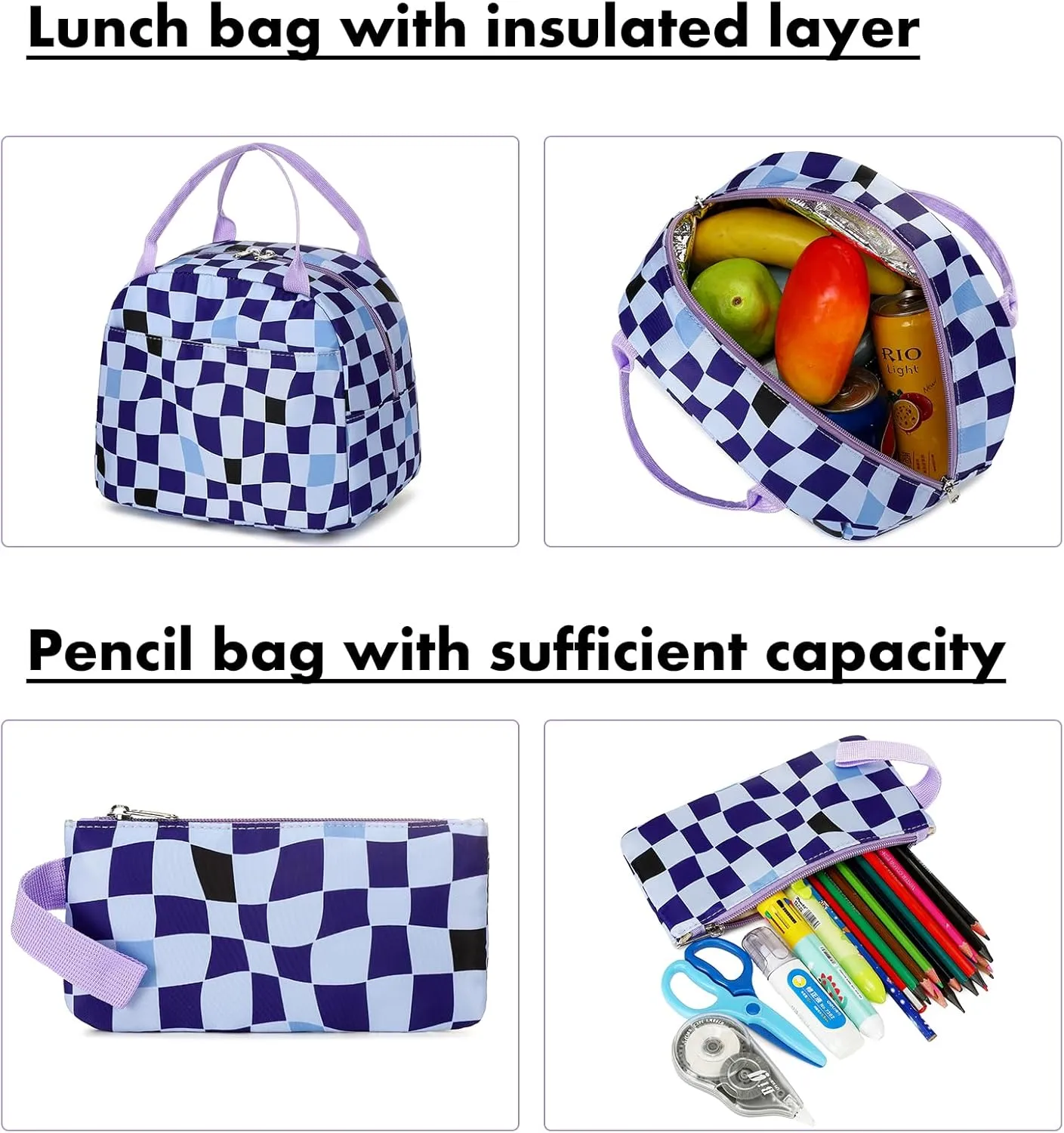 Bluboon Bookbags School Backpack Laptop Schoolbag for Teens Girls High School