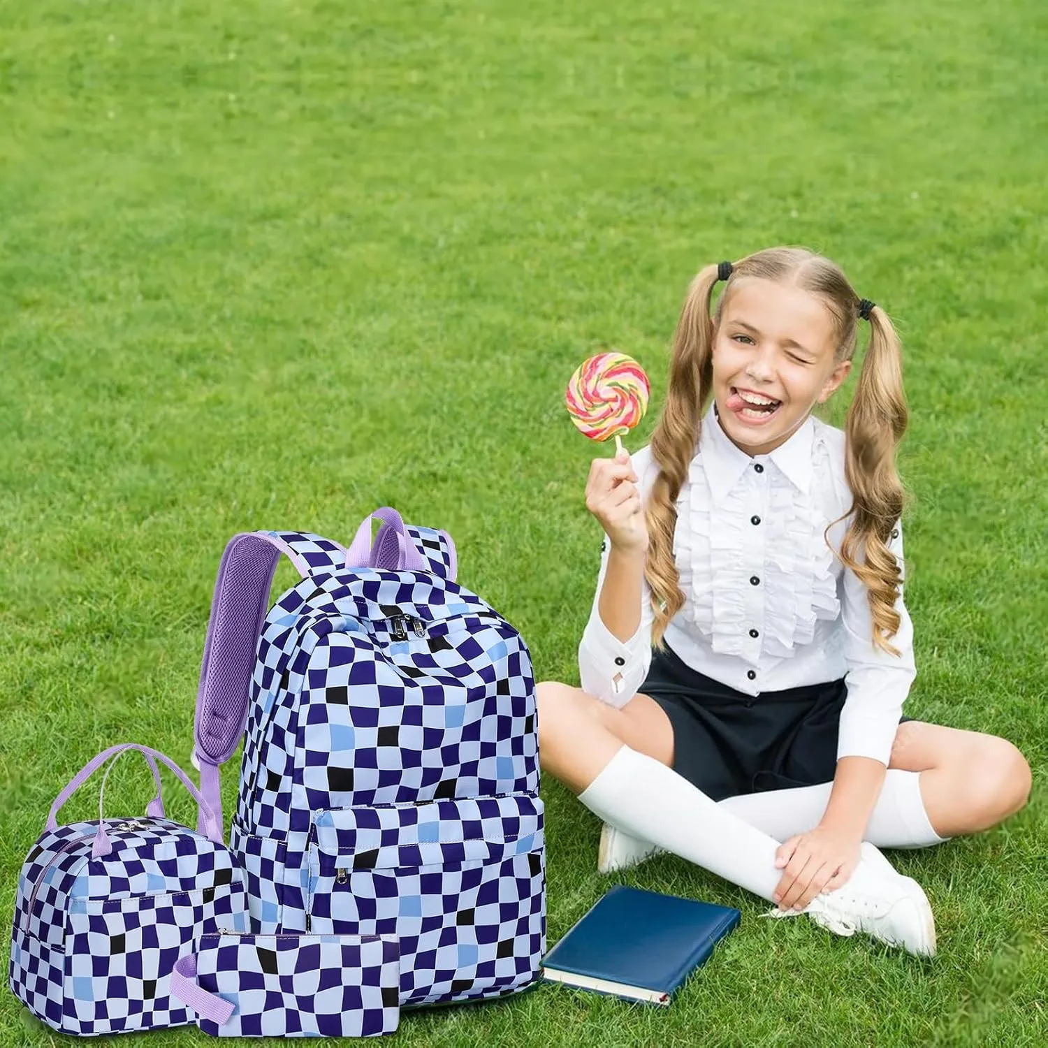 Bluboon Bookbags School Backpack Laptop Schoolbag for Teens Girls High School