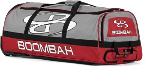 Boombah Brute Rolling Bat Bag - 35" x 15" x 12-1/2" - Multiple Color Options - Holds 4 Bats and Room for Gear - Wheeled Bag