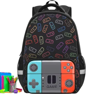 Boys Backpack For School Kids Backpack Game Schoolbag For Children Teens Elementary Middle College Student Bookbag Travel Rucksack Laptop Daypacks