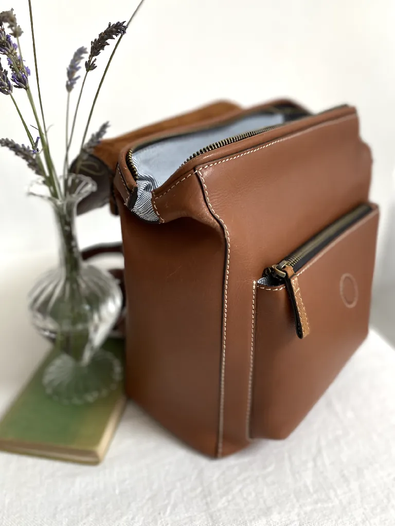 Bramham Leather Rucksack in Tan