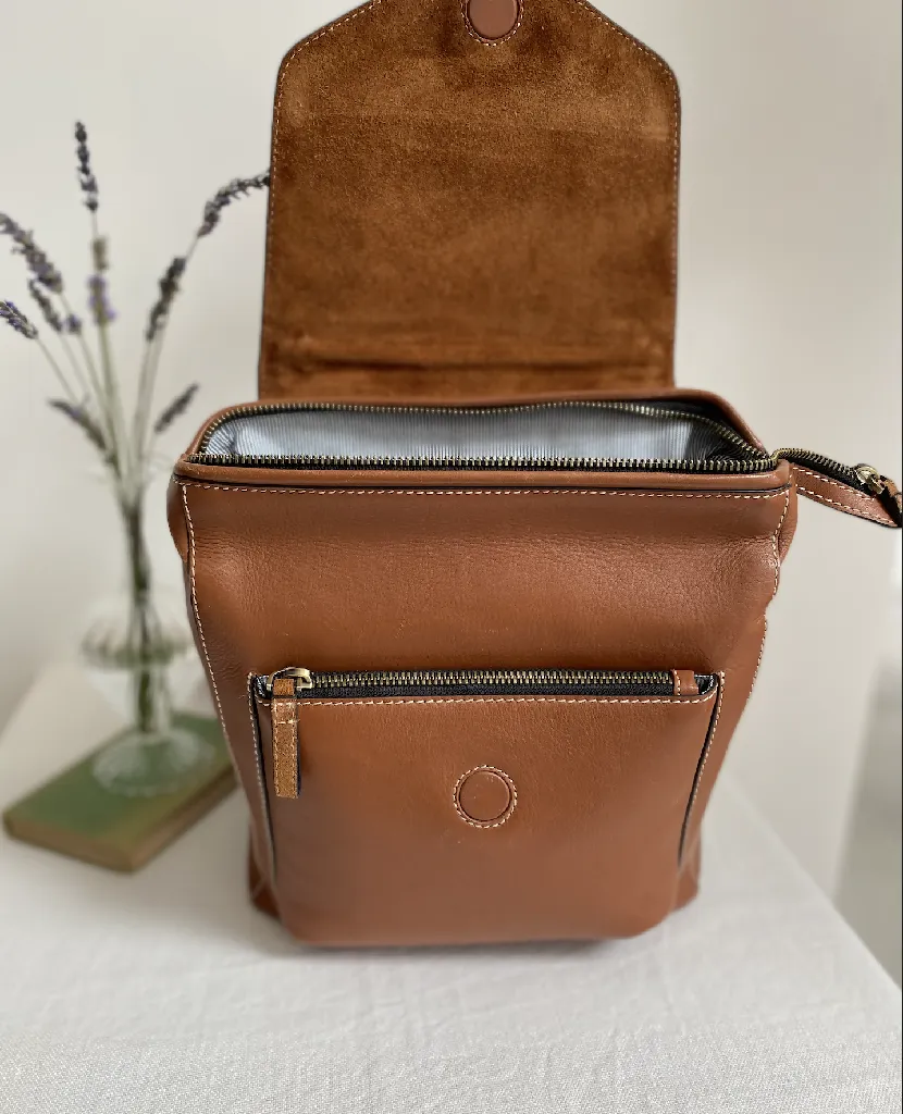 Bramham Leather Rucksack in Tan