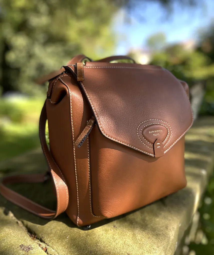 Bramham Leather Rucksack in Tan