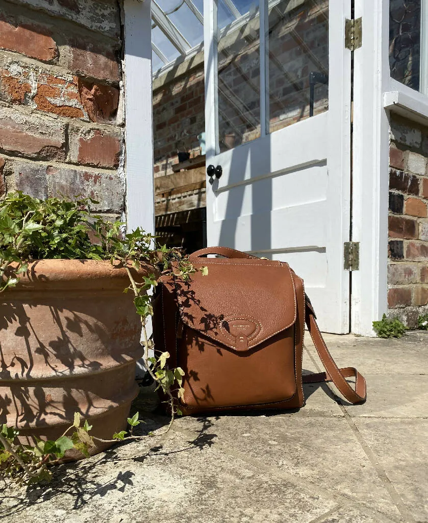 Bramham Leather Rucksack in Tan