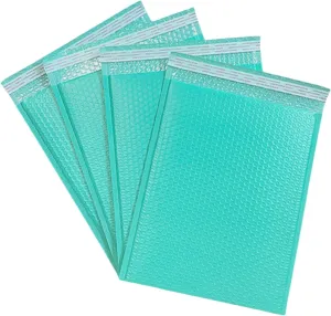 Bubble Mailers 4x6 Inch 50 Pack Small Padded Envelopes Poly Thicken Padded Self Seal Envelopes Bags (Teal)