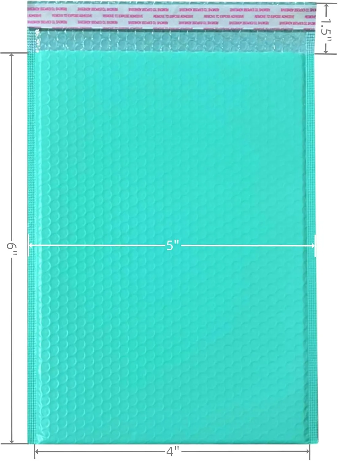 Bubble Mailers 4x6 Inch 50 Pack Small Padded Envelopes Poly Thicken Padded Self Seal Envelopes Bags (Teal)