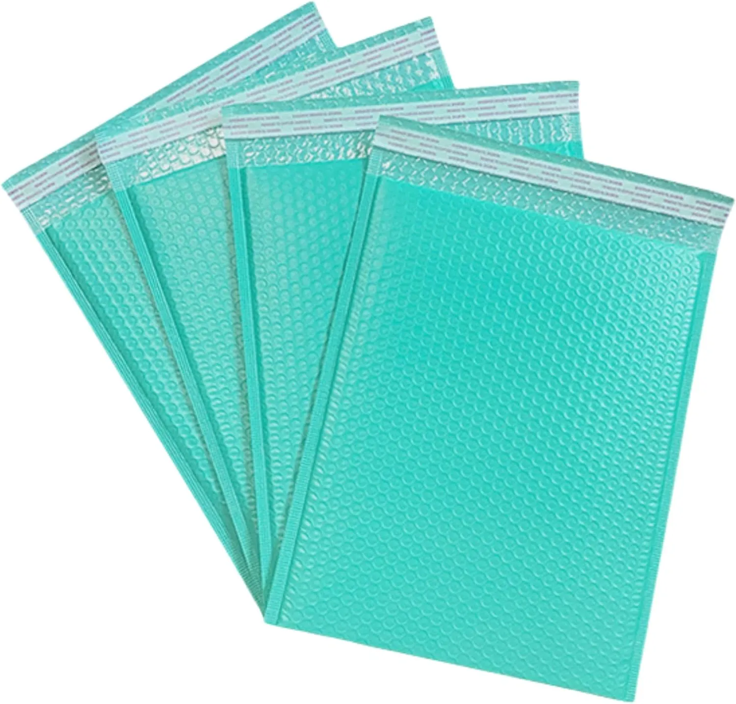 Bubble Mailers 4x6 Inch 50 Pack Small Padded Envelopes Poly Thicken Padded Self Seal Envelopes Bags (Teal)