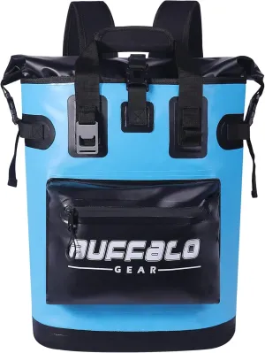Buffalo Gear Cooler Backpack18L,30L Leakproof Camping Backpack Cooler Insulated Cooler for Picnic Beach Hiking Park Fishing