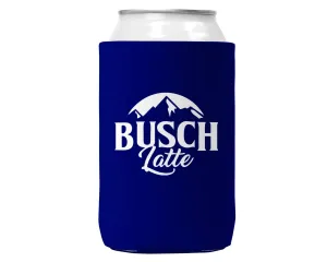 Busch Latte Can Koozie Cooler for 12oz Cans
