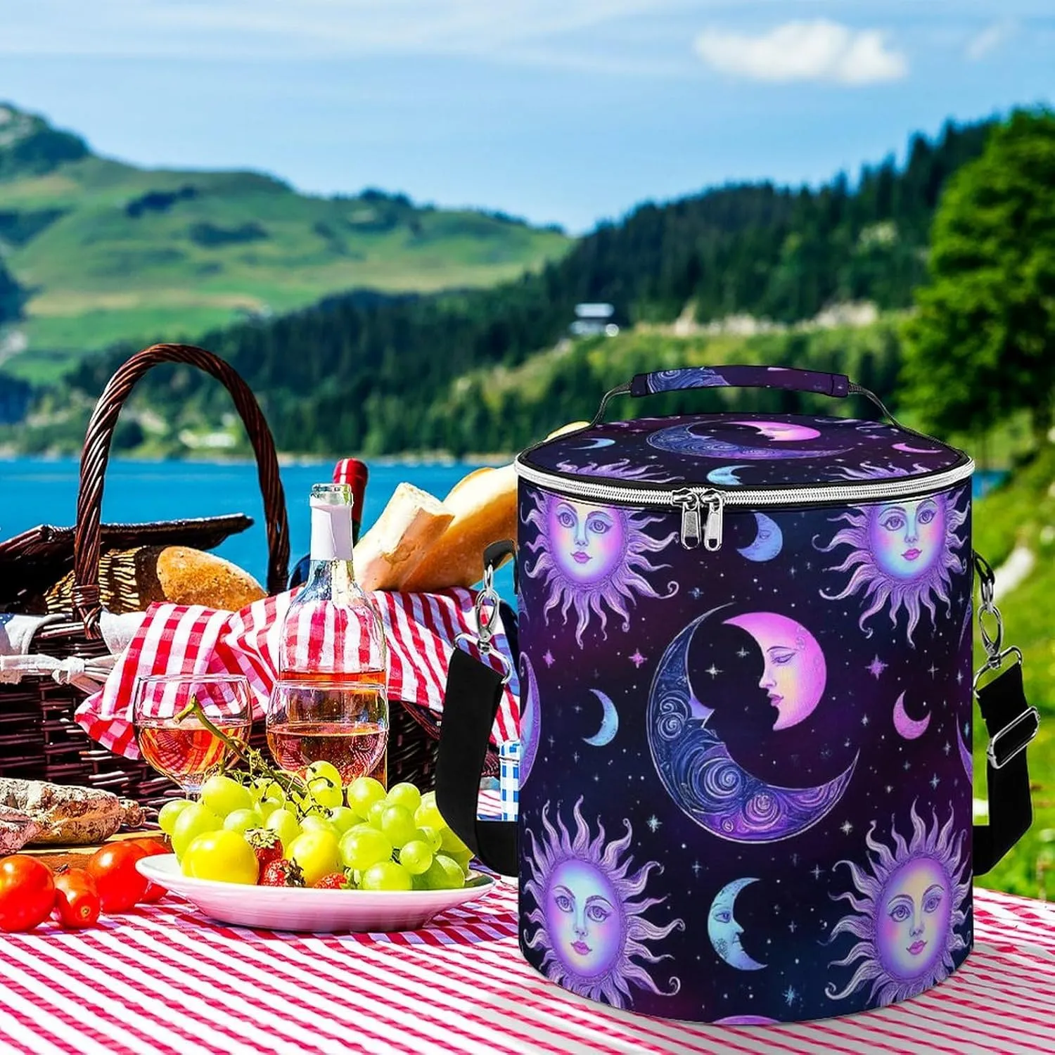 Camping Leak-Proof Coolers, Collapsible Insulated Ice Chest for Beach, Travel