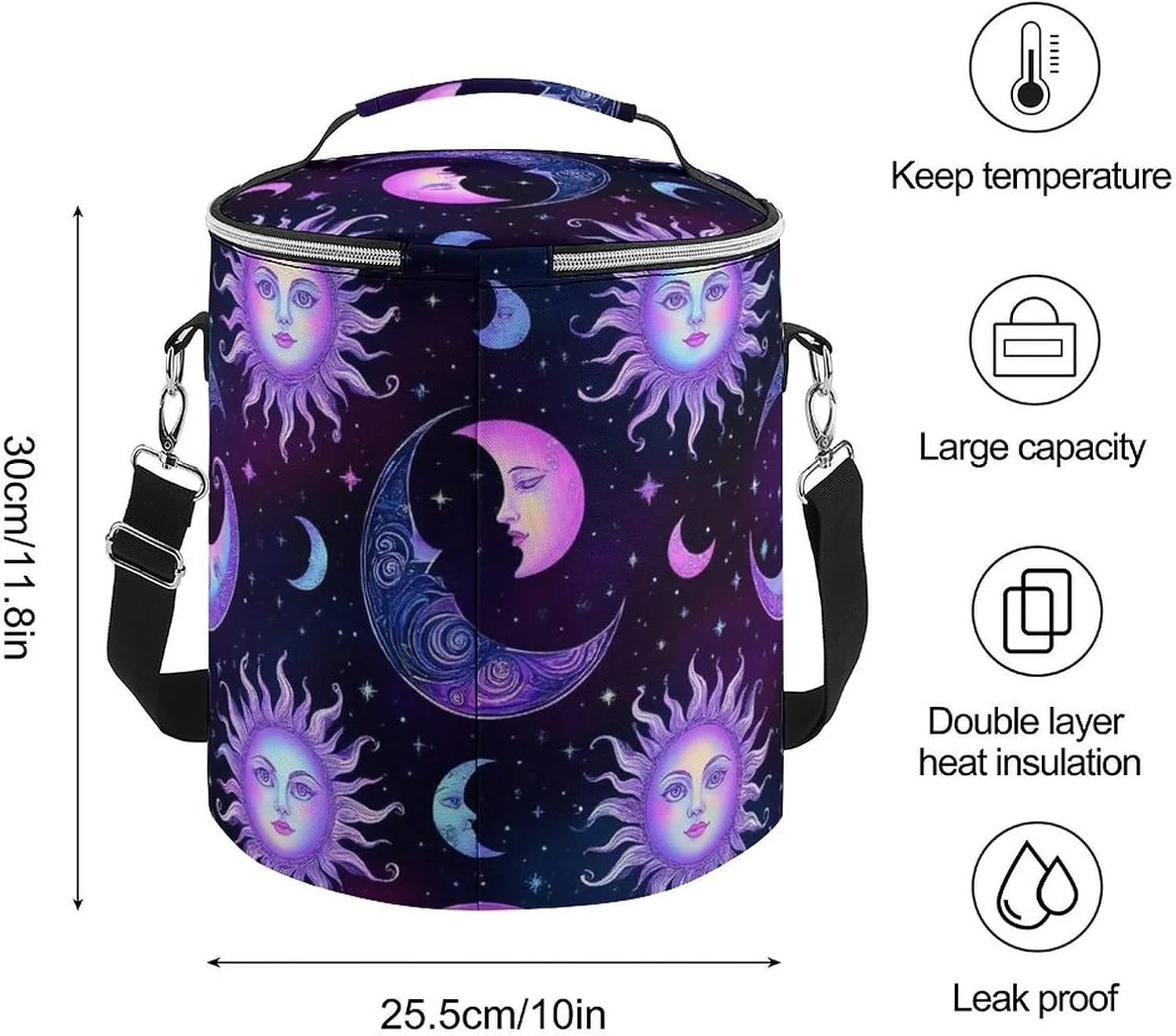 Camping Leak-Proof Coolers, Collapsible Insulated Ice Chest for Beach, Travel