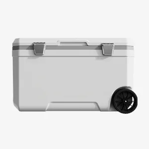 Car Camping Coolers for Audi A1/A2/A3/A4/A5/A6/A7/A8/quattro, Waterproof Portable Cooler, Leak Proof Picnic Insulated Bag, Ultra-Light Premium Ice Chest Box,B-White-70L
